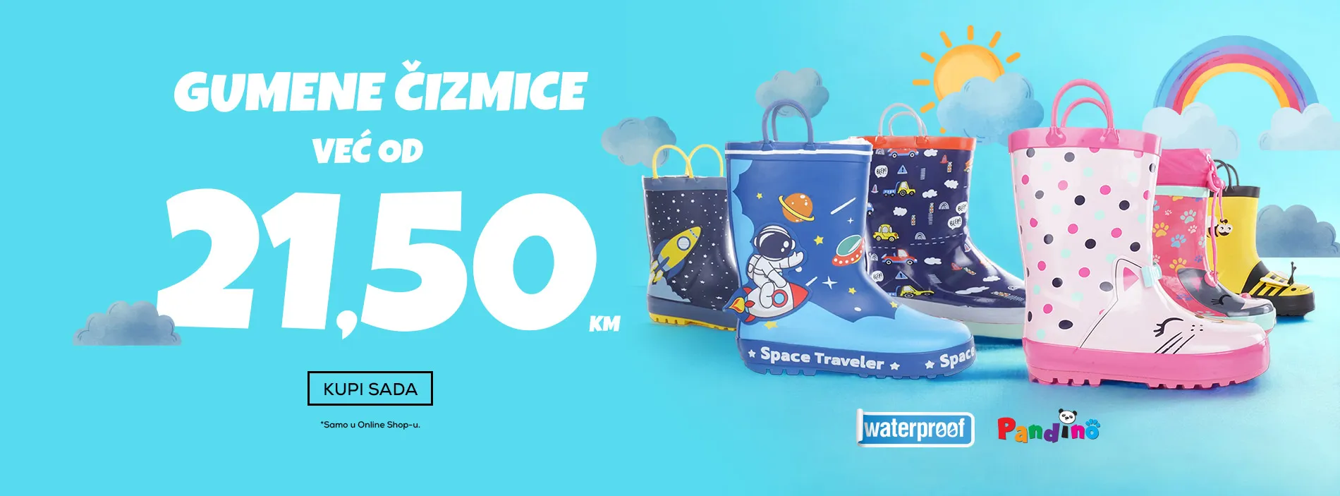 Dječije gumene čizme