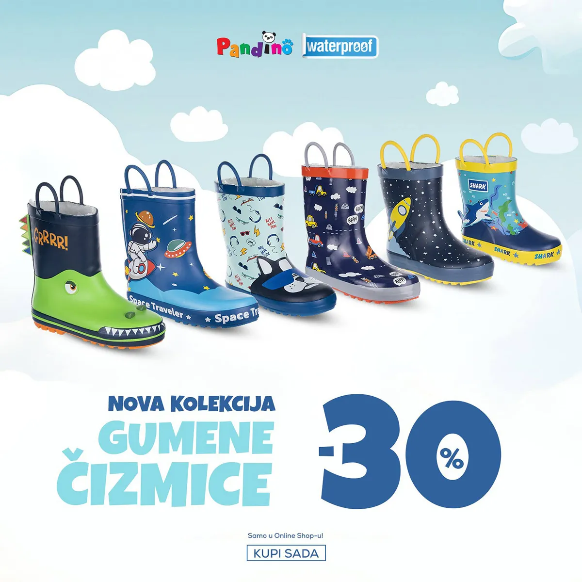 Dječije gumene čizme