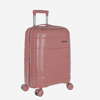 Lorenzo kofer, srednji, puder roze 