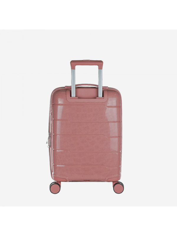 Lorenzo kofer, mali, puder roze