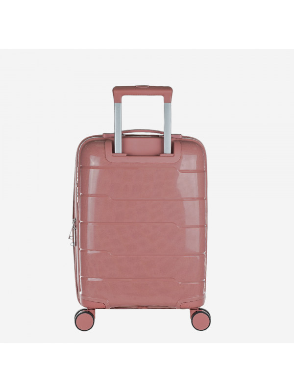 Lorenzo kofer, srednji, puder roze